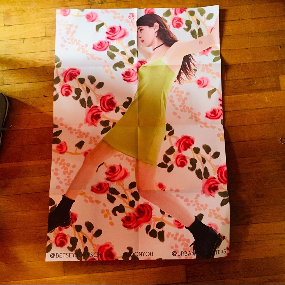 💋 Betsey Johnson X UO poster programs from NYC